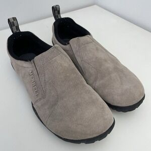Merrell Barefoot Slip On Women Taupe Suede M Connect Series Performance VIBRAM 9